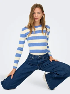 Hot ONLSANNA Høj talje Wide leg fit Jeans Dame Jeans|Jeans