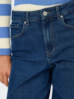 Hot ONLSANNA Høj talje Wide leg fit Jeans Dame Jeans|Jeans