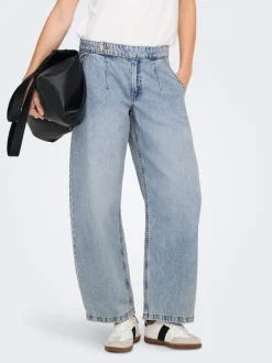 Discount ONLSAVONA Mellemhøj talje Barrel fit Ankellængde Jeans Dame Jeans|Jeans