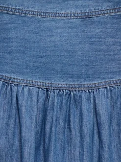 ONLSEVIGNY Denim-nederdel Lang nederdel Dame Nederdele