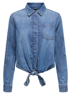 Clearance ONLSEVIGNY Denim-skjorte Dame Skjorter