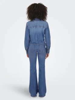 Clearance ONLSEVIGNY Denim-skjorte Dame Skjorter