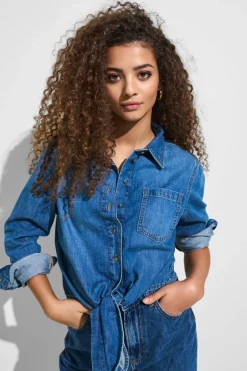 Clearance ONLSEVIGNY Denim-skjorte Dame Skjorter
