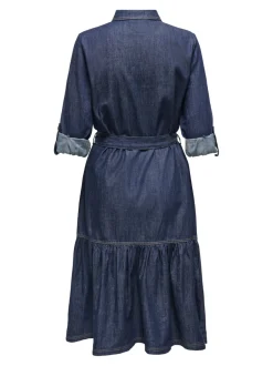 Outlet ONLSEVIGNY Lang kjole Dame Kjoler|Double Denim