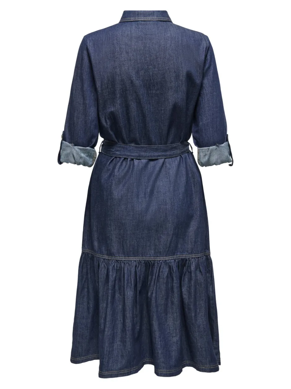 Outlet ONLSEVIGNY Lang kjole Dame Kjoler|Double Denim