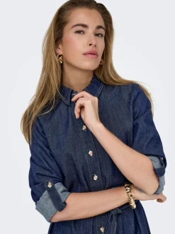 Outlet ONLSEVIGNY Lang kjole Dame Kjoler|Double Denim