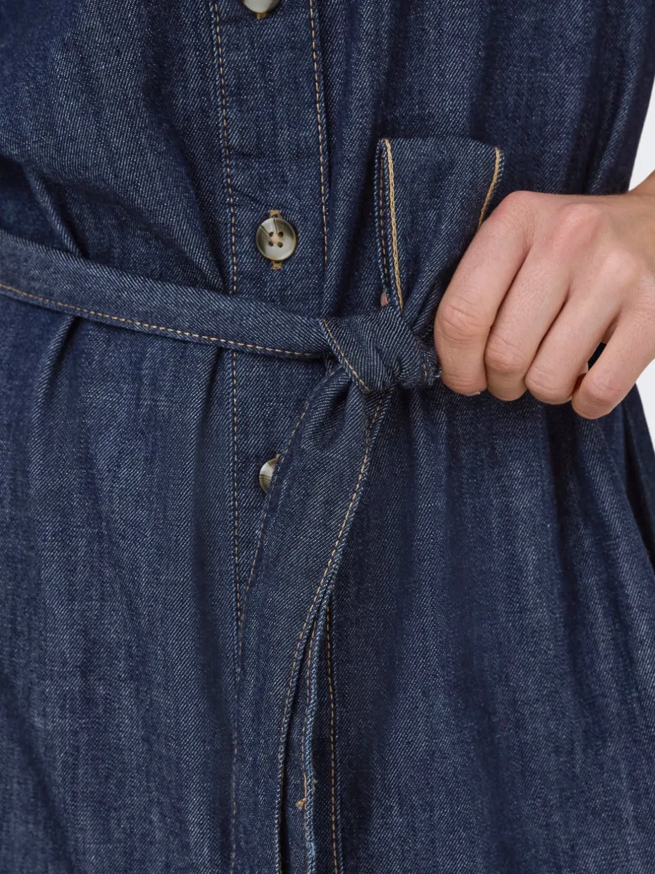Outlet ONLSEVIGNY Lang kjole Dame Kjoler|Double Denim