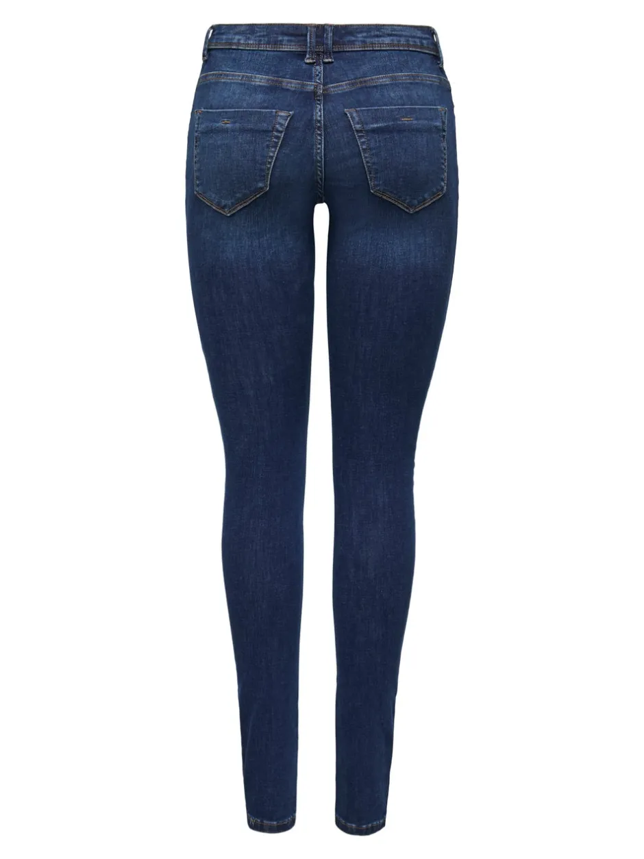 Outlet ONLSHAPE Mellemhøj talje Skinny fit Jeans Dame Jeans|Jeans