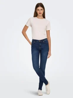 Outlet ONLSHAPE Mellemhøj talje Skinny fit Jeans Dame Jeans|Jeans