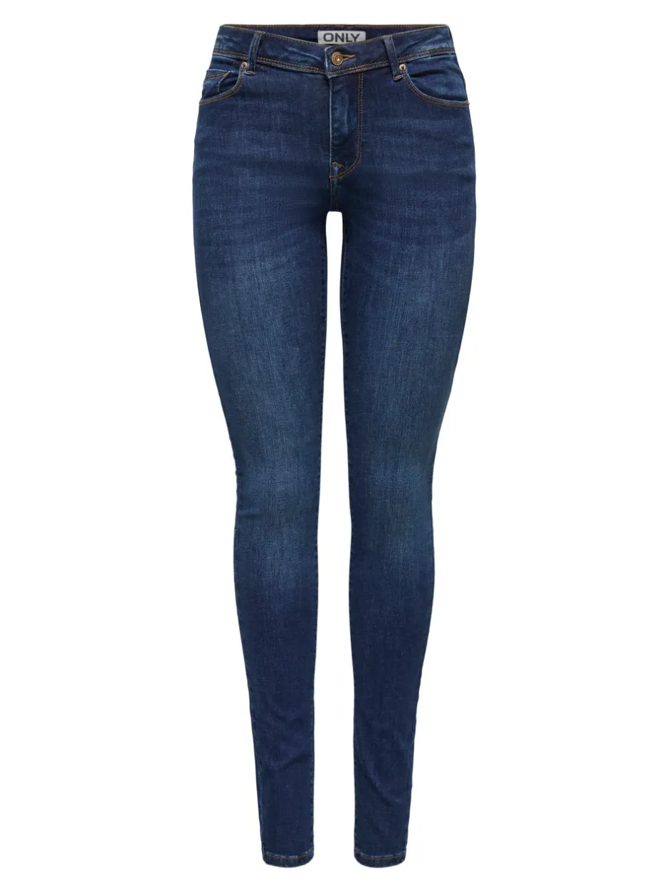 Outlet ONLSHAPE Mellemhøj talje Skinny fit Jeans Dame Jeans|Jeans