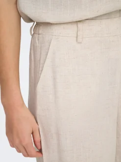 Best ONLSIESTA Cropped fit Hør Culottebukser Dame Bukser
