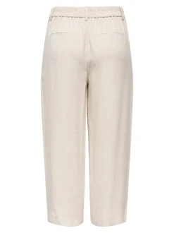 Best ONLSIESTA Cropped fit Hør Culottebukser Dame Bukser