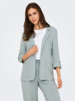 Hot ONLSIESTA Hør Blazer Dame Blazere & Veste