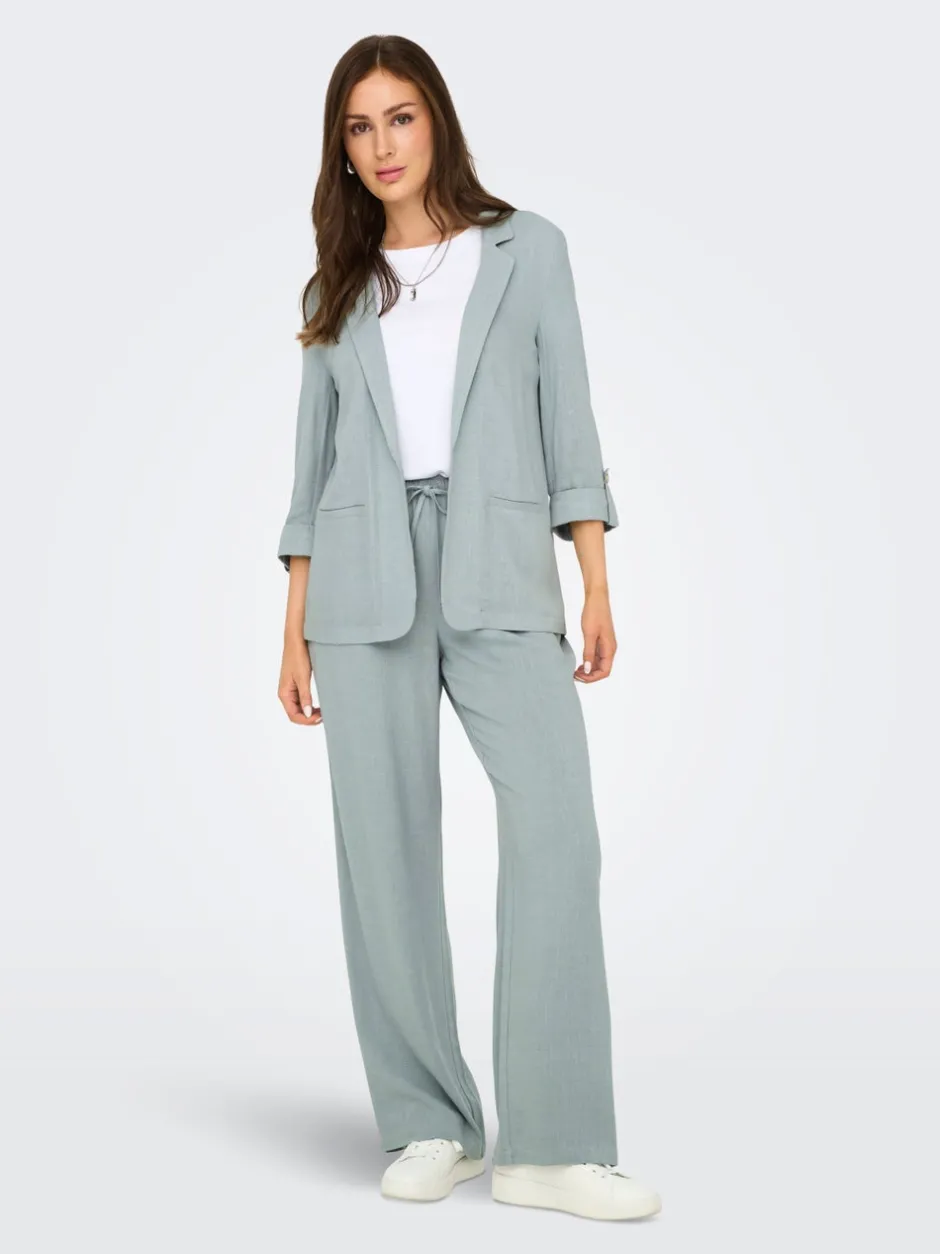 Hot ONLSIESTA Hør Blazer Dame Blazere & Veste