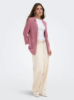 Hot ONLSIESTA Hør Blazer Dame Blazere & Veste