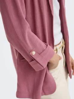 Hot ONLSIESTA Hør Blazer Dame Blazere & Veste