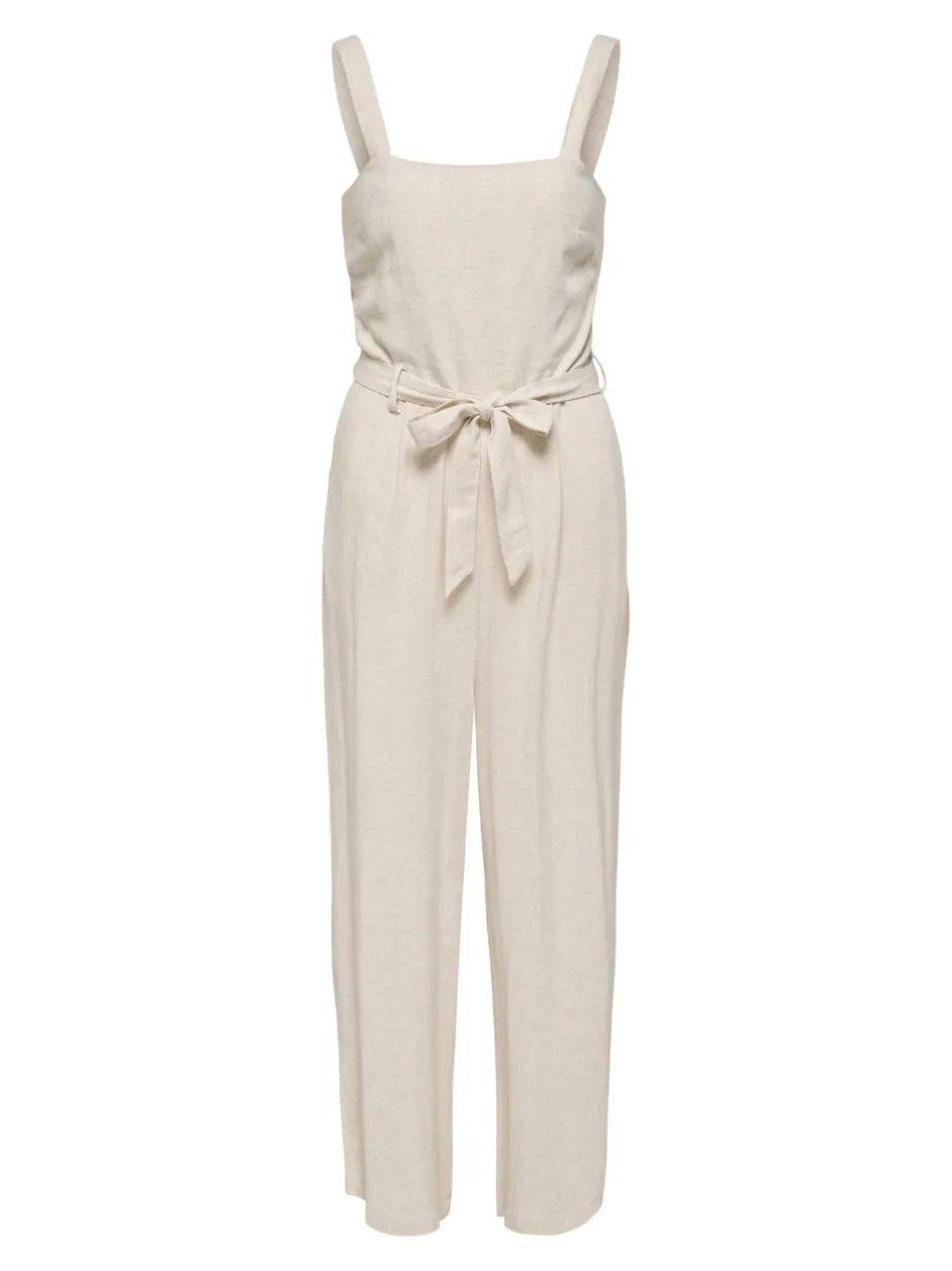 New ONLSIESTA Hør Jumpsuit Dame Jumpsuits