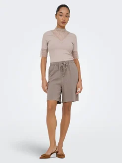 ONLSIESTA Mellemhøj talje Loose fit Shorts Dame Shorts