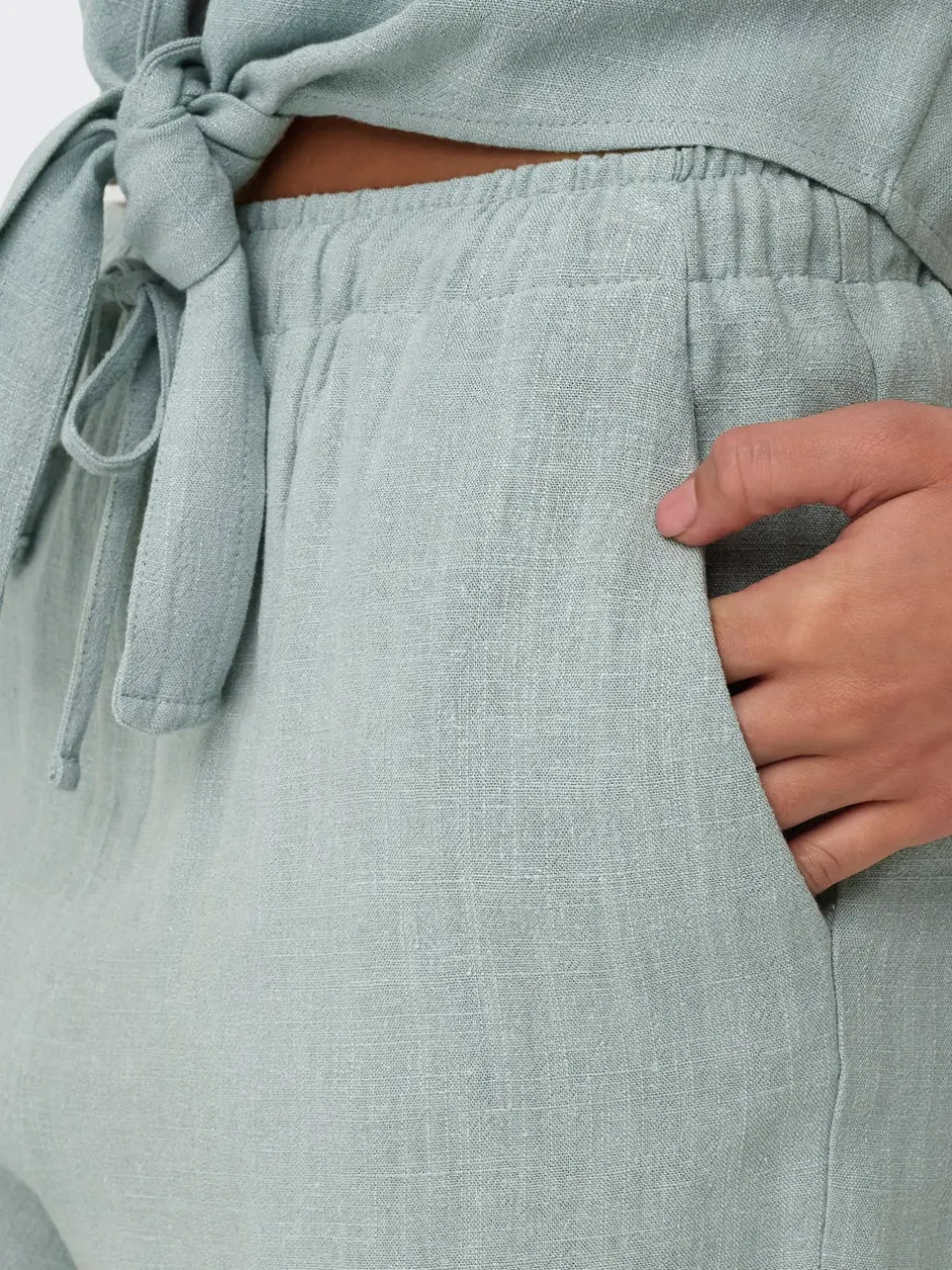 Clearance ONLSIESTA Mellemhøj talje Loose fit Shorts Dame Shorts