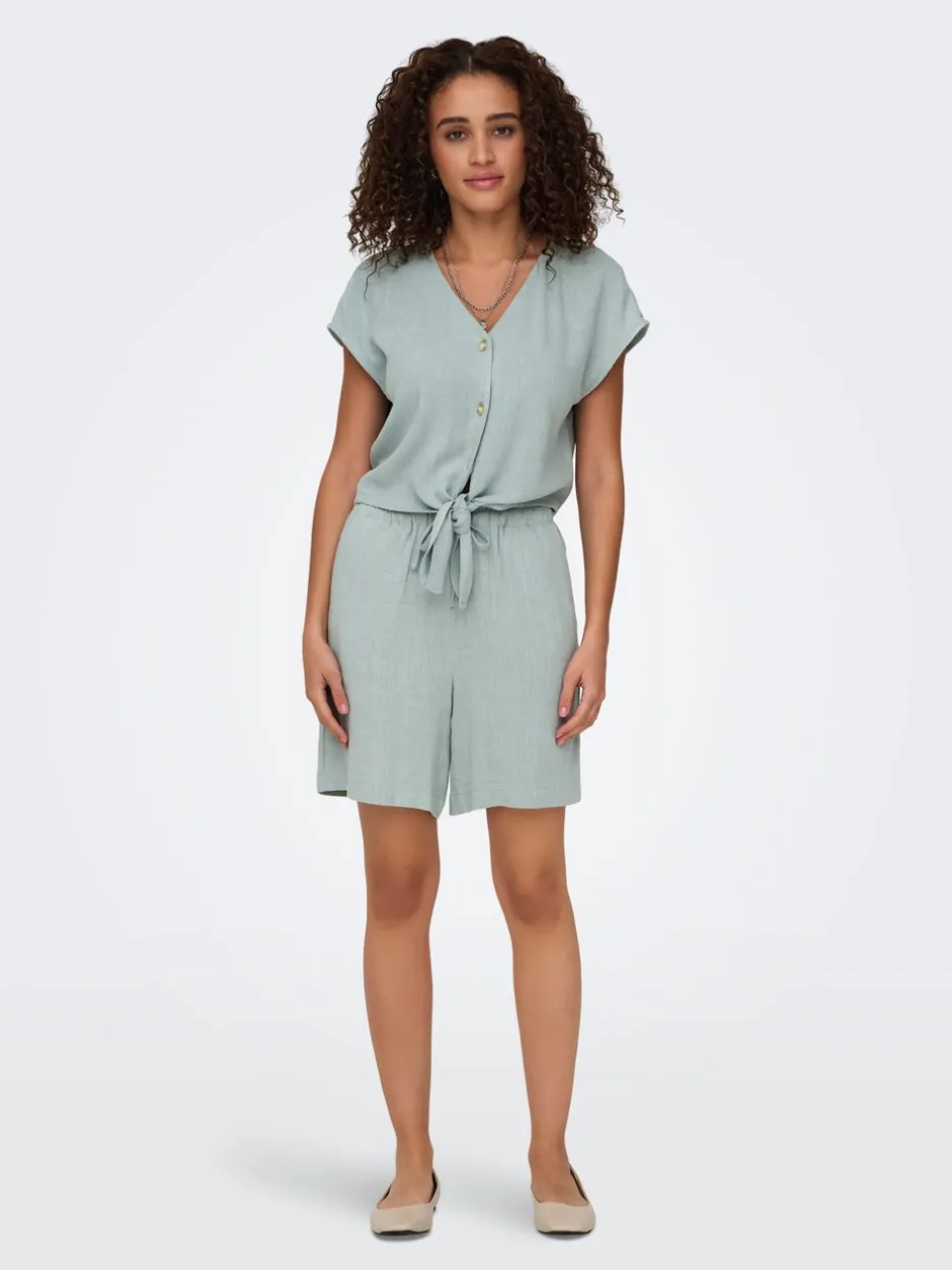Clearance ONLSIESTA Mellemhøj talje Loose fit Shorts Dame Shorts