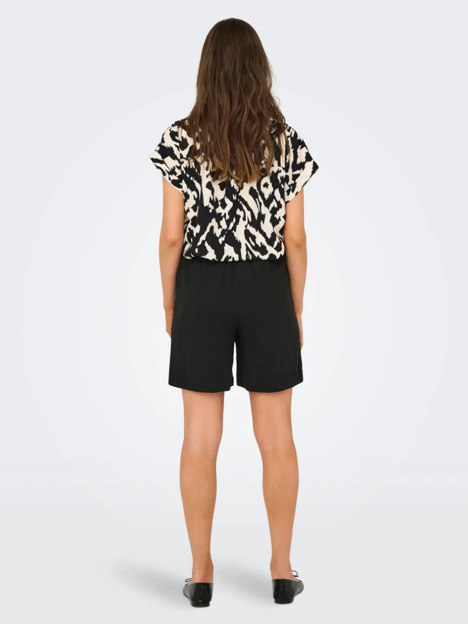 Sale ONLSIESTA Mellemhøj talje Loose fit Shorts Dame Shorts
