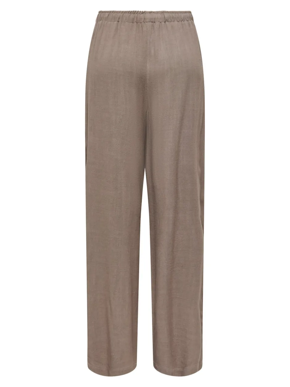 Clearance ONLSIESTA Straight fit Hør Bukser Dame Bukser