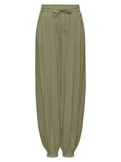 Hot ONLSIESTA Wide leg fit Hør Bukser i wide fit Dame Bukser
