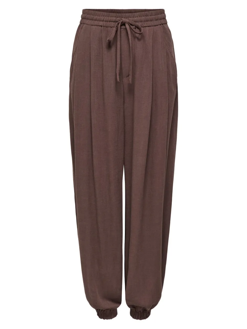 Discount ONLSIESTA Wide leg fit Hør Bukser i wide fit Dame Bukser