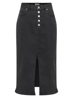 Sale ONLSILJA Denim-nederdel Midinederdel Dame Nederdele