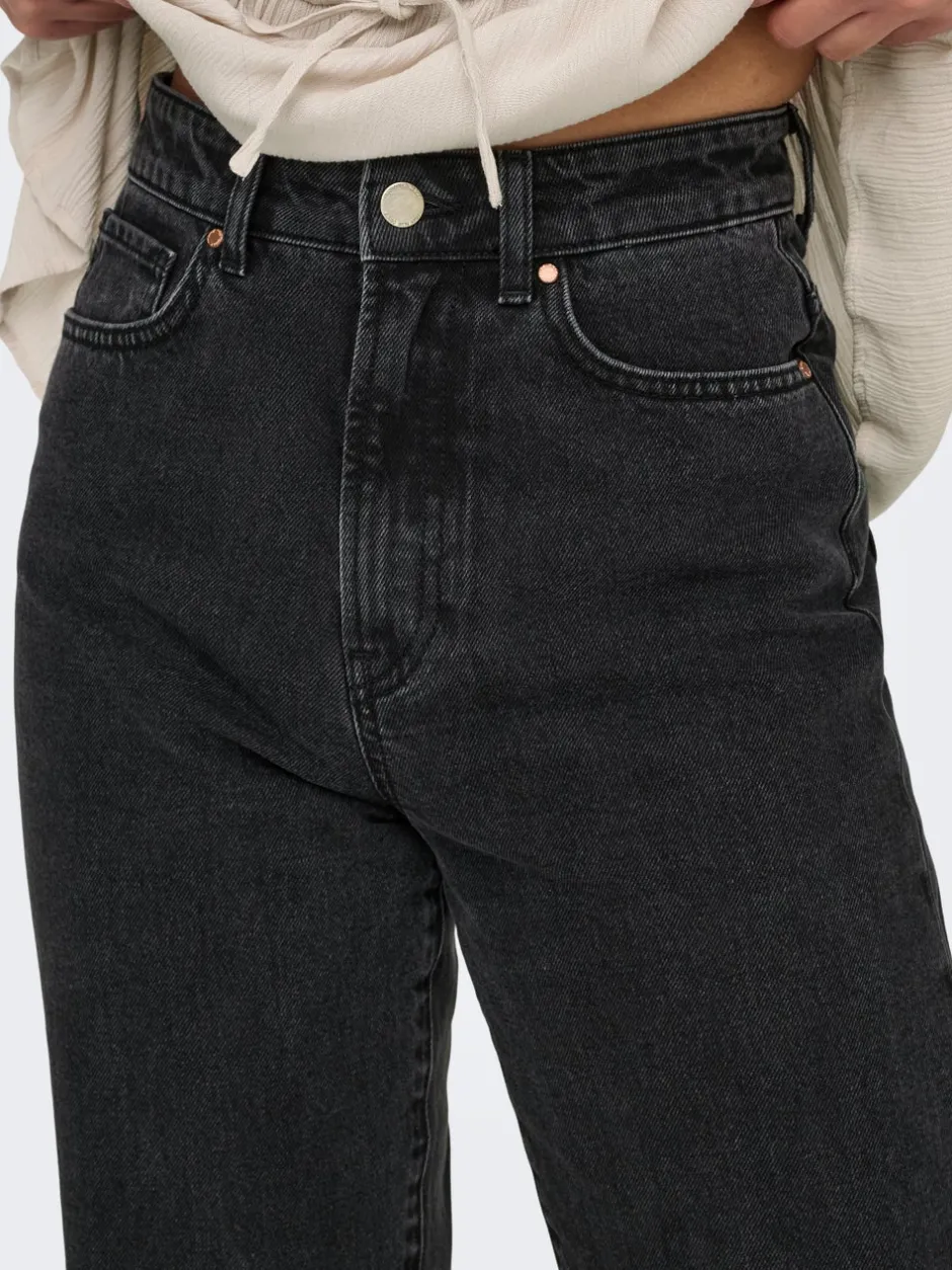 New ONLSILJE Høj talje Straight fit Jeans Dame Jeans|Jeans