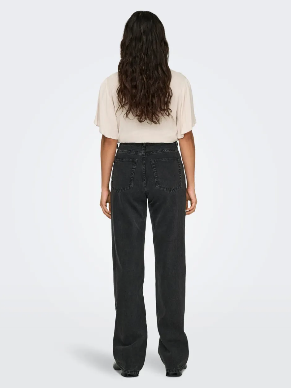 New ONLSILJE Høj talje Straight fit Jeans Dame Jeans|Jeans