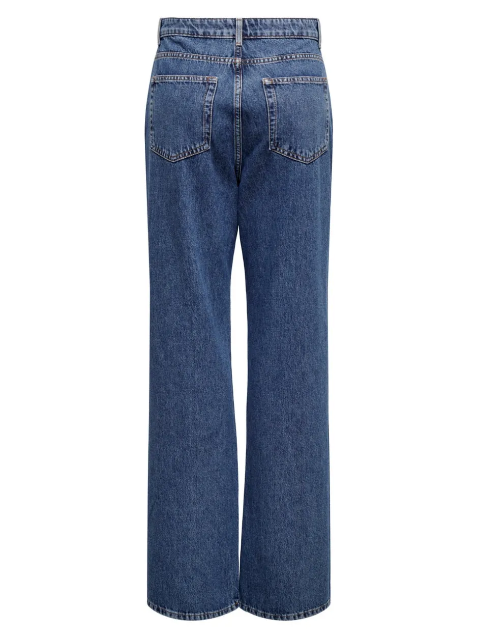 Outlet ONLSILJE Høj talje Straight fit Jeans Dame Jeans|Jeans