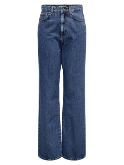 Outlet ONLSILJE Høj talje Straight fit Jeans Dame Jeans|Jeans