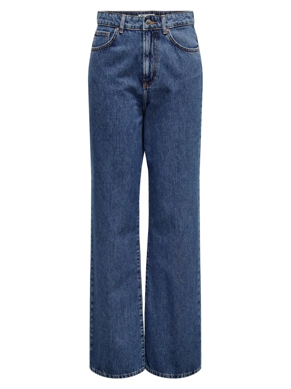 Outlet ONLSILJE Høj talje Straight fit Jeans Dame Jeans|Jeans