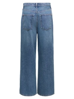 Sale ONLSILKY Høj talje Wide leg fit Jeans Dame Jeans|Jeans