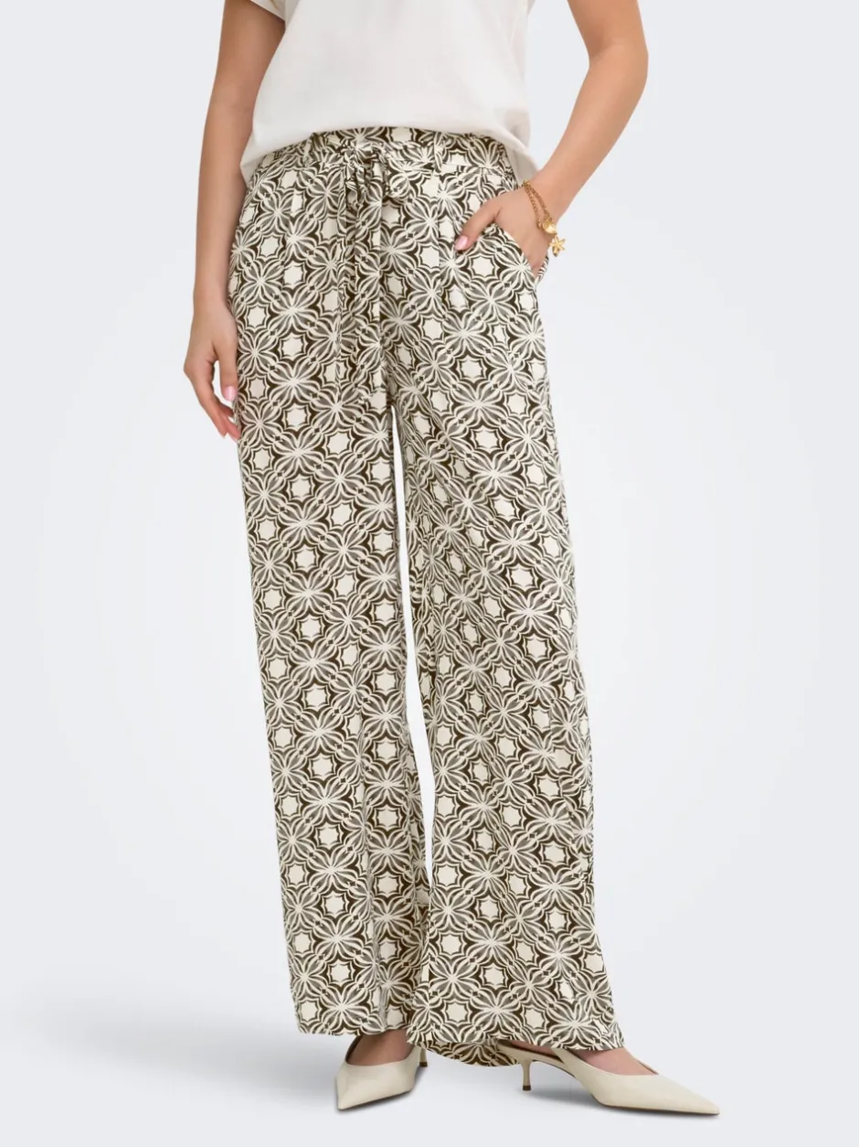 New ONLSILVA Regular fit Strikkede bukser Dame Bukser