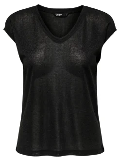 Hot ONLSILVERY Top Dame Toppe