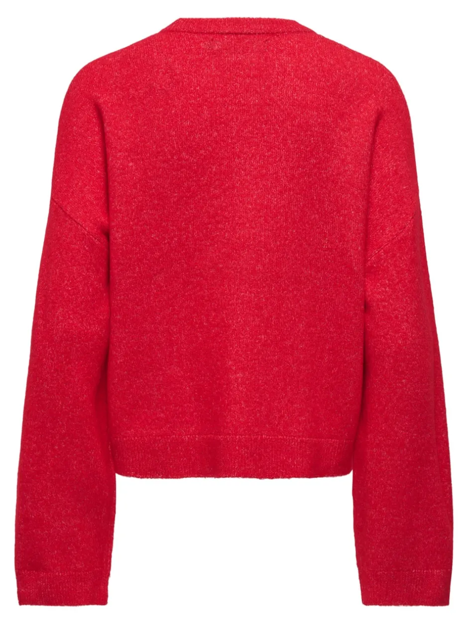 Hot ONLSIMONI Striktrøje Dame Strik & Cardigans