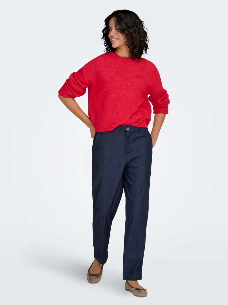 Hot ONLSIMONI Striktrøje Dame Strik & Cardigans