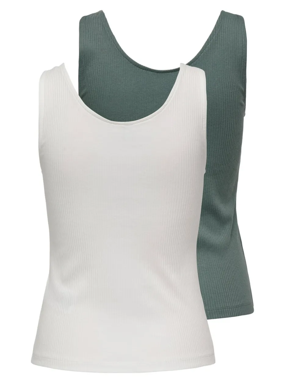 Outlet ONLSIMPLE 2-pack Top Dame Toppe