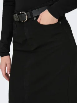 Discount ONLSIRI Denim Denim-nederdel Midinederdel Dame Nederdele|Denimnederdele