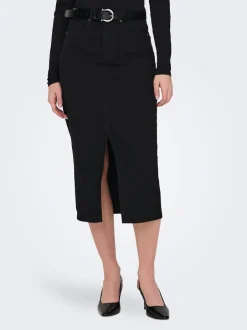 Discount ONLSIRI Denim Denim-nederdel Midinederdel Dame Nederdele|Denimnederdele