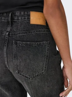 Online ONLSONNY Høj talje Regular fit Denim-shorts Dame Shorts|Double Denim
