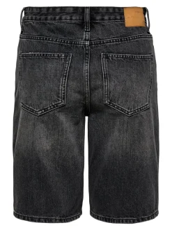 Online ONLSONNY Høj talje Regular fit Denim-shorts Dame Shorts|Double Denim