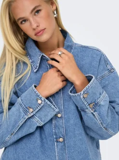 Discount ONLSOPHIE Denim-skjorte Dame Jakker Og Frakker|Double Denim