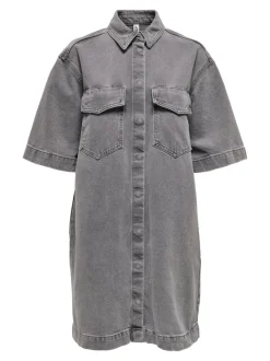 Outlet ONLSOPHIE Kort kjole Dame Kjoler|Double Denim