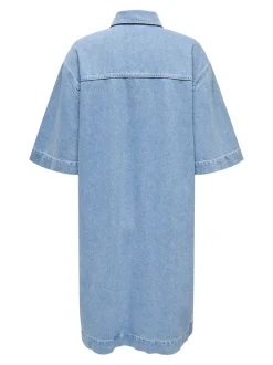 New ONLSOPHIE Kort kjole Dame Kjoler|Double Denim