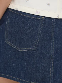 Best ONLSTELLA Denim Denim-nederdel Kort nederdel Dame Nederdele|Denimnederdele
