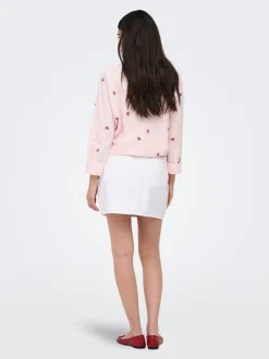 Best ONLSTELLA Denim Denim-nederdel Kort nederdel Dame Nederdele|Denimnederdele