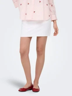 Best ONLSTELLA Denim Denim-nederdel Kort nederdel Dame Nederdele|Denimnederdele